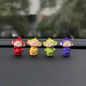 4pc Cute Creative Car Decorations, Car Interior Decoration, Car Interior Decorative, Car Interior Accessory, Car Ornament, Car Interior Ornaments, Home Accessories, Screen Decoration for Girls, Car Essentials, Stylish and Functional