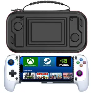 BEBONCOOL MC1 Mobile Game Controller with Carrying Case – LED Light, Turbo Joysticks, Ergonomic Grip for iPhone, Android & More – Wireless Gaming Gamepad