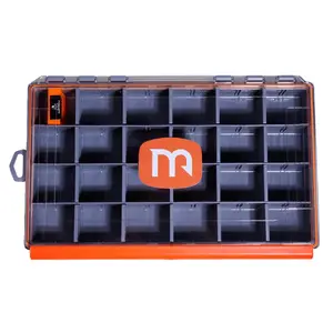 MONSTERBASS - The Vault Waterproof Tackle Box (3600 & 3700) - Adjustable Dividers & 360° Gasket for Fishing Gear Storage