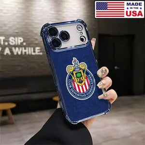 Club Deportivo Guadalajara Aesthetic Design Pattern Casing For iPhone 17 16 15 14 13 12 Samsung 22 23 24 25 Plus Pro Max Ultra Soft Silicon TPU Shockproof Protector Vintage Unique Fashion Mobile Phone Case