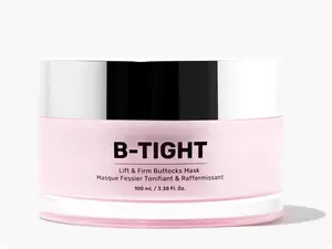 B-TIGHT Lift & Firm Booty Mask with Brazilian Peppertree + Caffeine - Smooth the look of skin on the booty- Reduce the look of rough skin on the booty