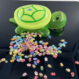[Glow-in-the-Dark Turtles] 301pcs Glow-in-the-Dark Sea Turtle Figurines |   Resin Garden Miniature Animal Decorations - No Electricity or Batteries Needed, Outdoor Decorations