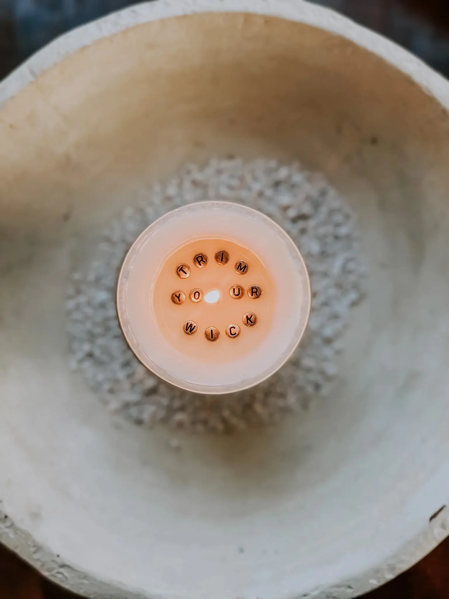 Secret Message Candle
