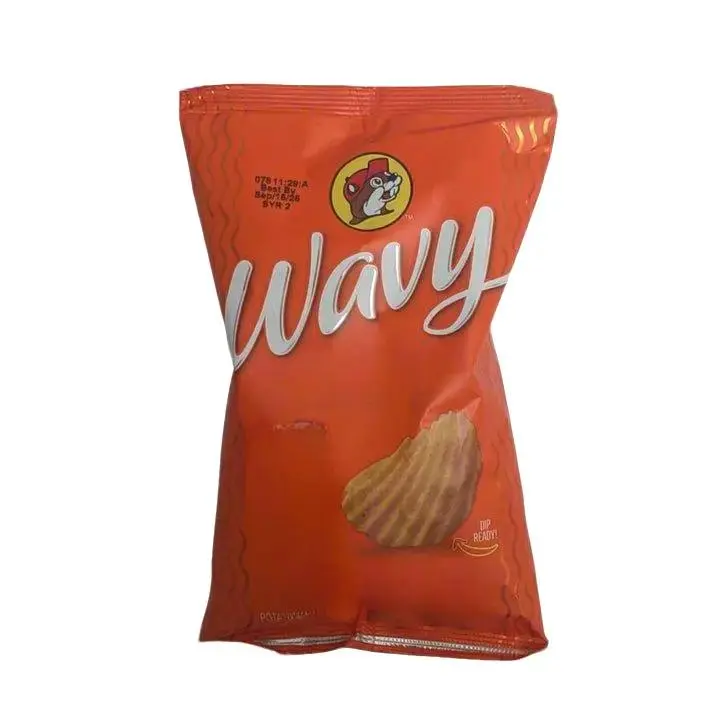 Buc-ee's Cheddar Sour Cream Wavy Potato Chips - Thick-Cut Savory Crispy Snack, Rich Cheese Creamy Flavor, Resealable Bag for Freshness, Ideal for Parties
