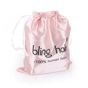 1 Piece Satin Bag For Human Hair Wigs Bling Hair Outlets