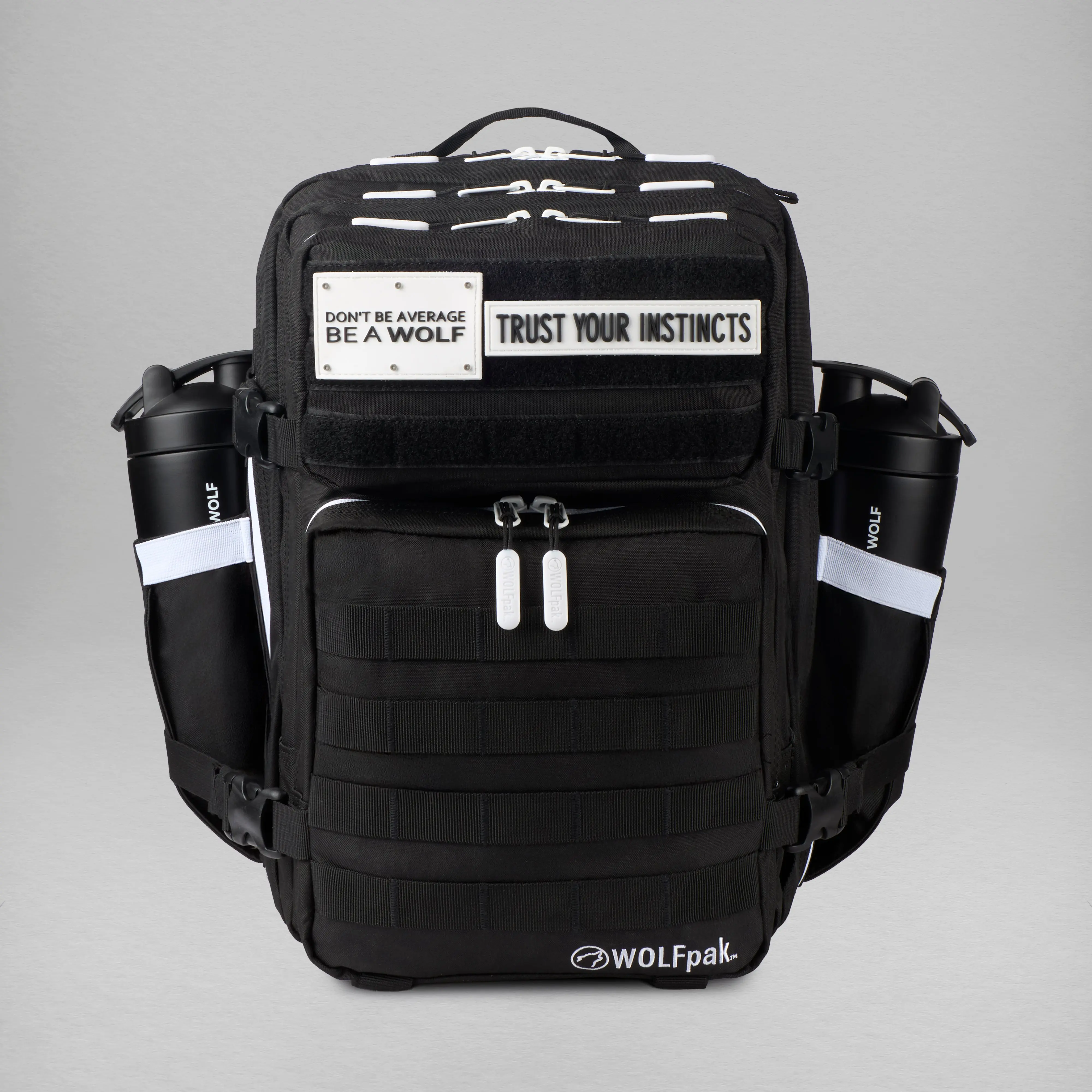 45L Backpack Alpha Black White Accents 45L Backpack Alpha Black White Accents