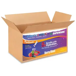 Hydrate Heroes MANGO PASSIONFRUIT 1000 Individual Powder Sticks Hydrate Heroes PlantBased Beverage with 8X Hydration Benefits Low Sodium Zero Sugar