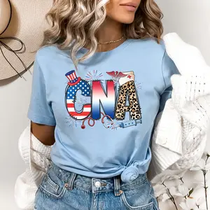 Patriotic CNA Shirt – American Flag Certified Nursing Assistant T-Shirt, USA Pride Tee for Healthcare Heroes