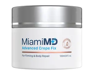 Miami MD Advanced Crepe Fix - Anti Aging and Skin Firming Cream For All Skin Types - Paraben Free Skin Care - 120 ml (4 fl oz)