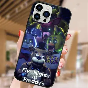 JIACC Five-Nights-At-Freddys Pattern Phone Case for iPhone 17 ProMax Plus Air 16 15 14 13 12 11 X XR & SamsungS25 S24 S23 S22 Ultra, Aesthetic Protective Cover Tough Phone Case Unique gift options