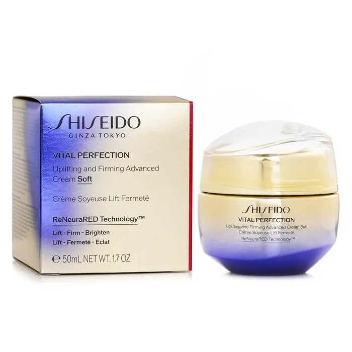 Shiseido Elixir Total V Firming Moisturizer, Ginseng-Infused Skincare Cream, 50g