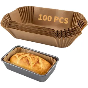 Pcs Loaf Pan Liners for Baking Bread 9x5 Inch, Disposable Bread Pan Liners, Pre Formed Rectangle Parchment Paper, Perfect for Baking Banana Bread, Cakes, SourdoughDD14HUB STORE