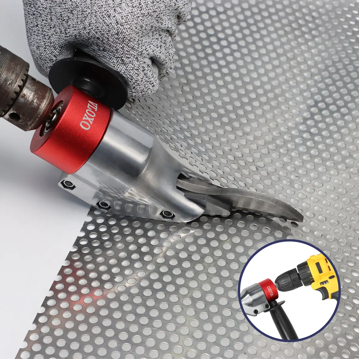 Precision Electric Metal Shear – Corded Scissors for Smooth Iron Sheet Cutting Reliable