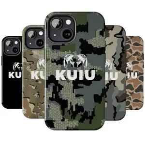 [Includes MagSafe] Kuiu Pattern Hunting Camouflage Tough Case For iPhone - Rain Forest Ku!u Phone Cover