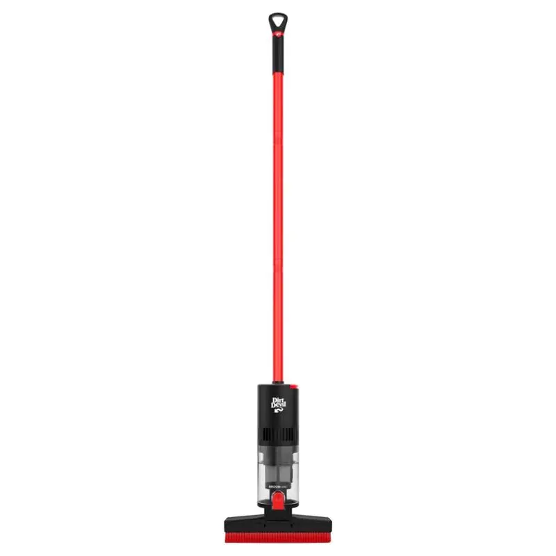 Dirt Devil 1034138 Bagless Cordless Rechargeable Broom Vac Sweeper with Charger, D-Shaped Handle, 4.76 lbs Lightweight Design, Easy Maneuverability, Convenient Storage, Replaceable Rinseable Standard Filter for Home Cleaning