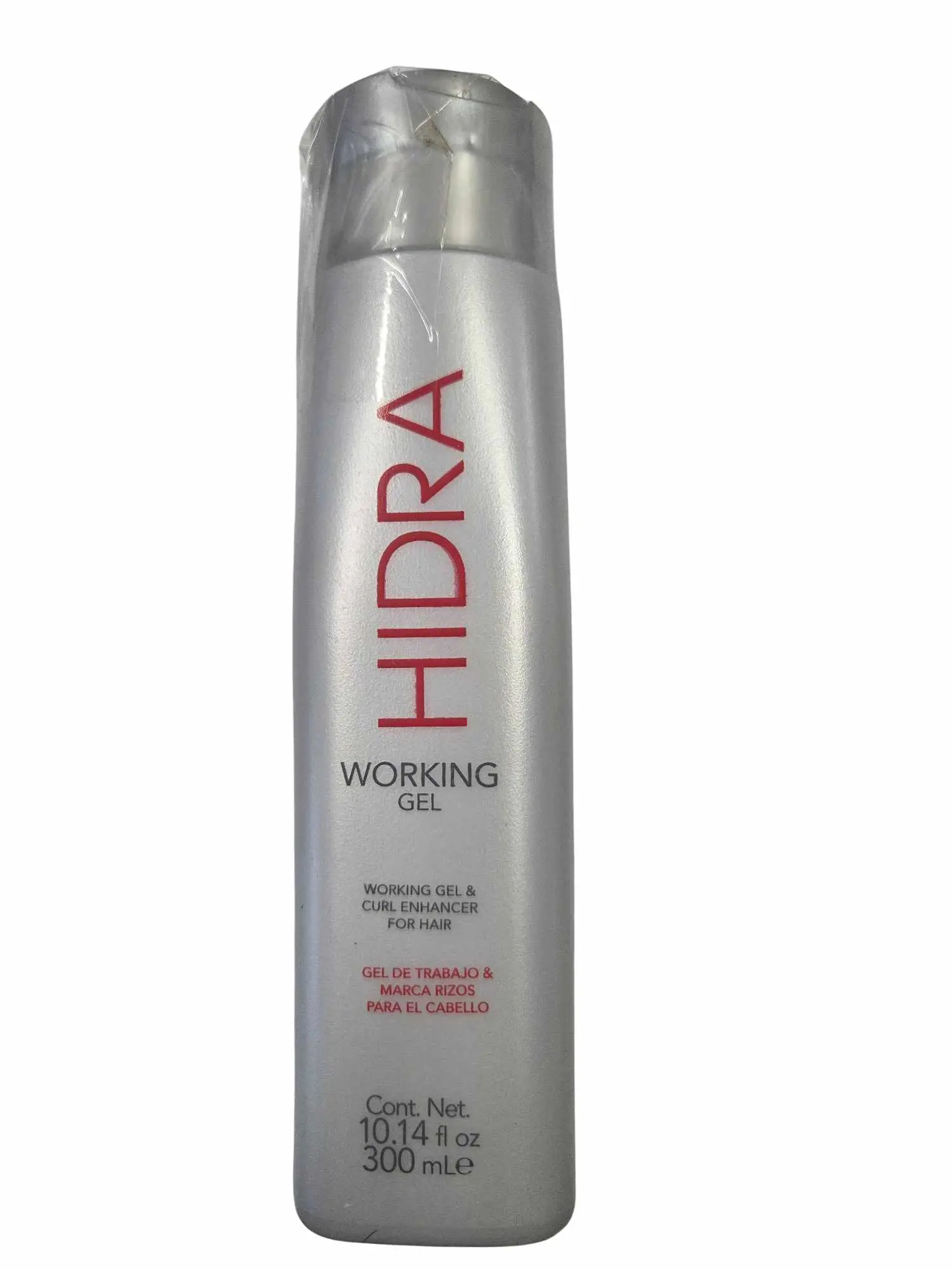 HIDRA Hidracolor Working Gel - Strong Hold Styling for Curly Hair, Alcohol-Free Formula, Unisex Haircare Gel, 10.14 Fl Oz, Strong Hold Gel