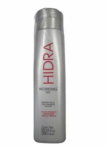 HIDRA Hidracolor Working Gel, 10.14 Fl Oz Unisex Alcohol-Free Curly Haircare Essential (US Haircare Styling Gel), Curly Hair