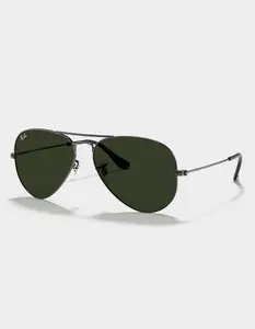 RAY-BAN Aviator Classic Sunglasses, Gunmetal