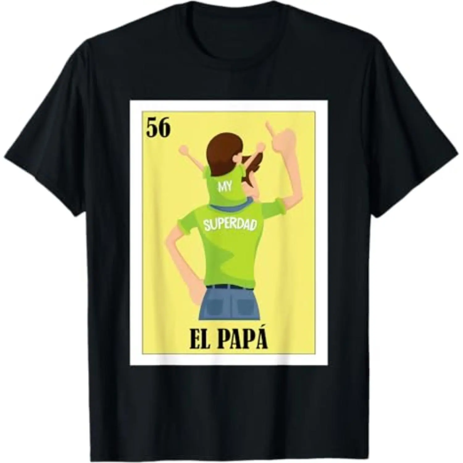 Summer t Shirts Funny Mexican Design for Dad - El Papa T-Shirt
