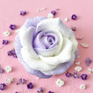 Rose Silicone Mold - Durable Reusable for Polymer Clay, Candle, Resin Casting, Crafts, Handcraft, Handicraft - Valentine'S Day, Mother'S Day Gift, Handmade Gifts, Romantic Home Decor Floral Decoration, Resin Art Supplies, Handmade Crafts