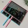 LCD Writing Tablet with Colorful Screen & Stylus, Digital Writing Tablet, Battery-Powered Educational Toy, Interactive Learning Tool with Playful Design & Durable Construction, Ideal Birthday Gift