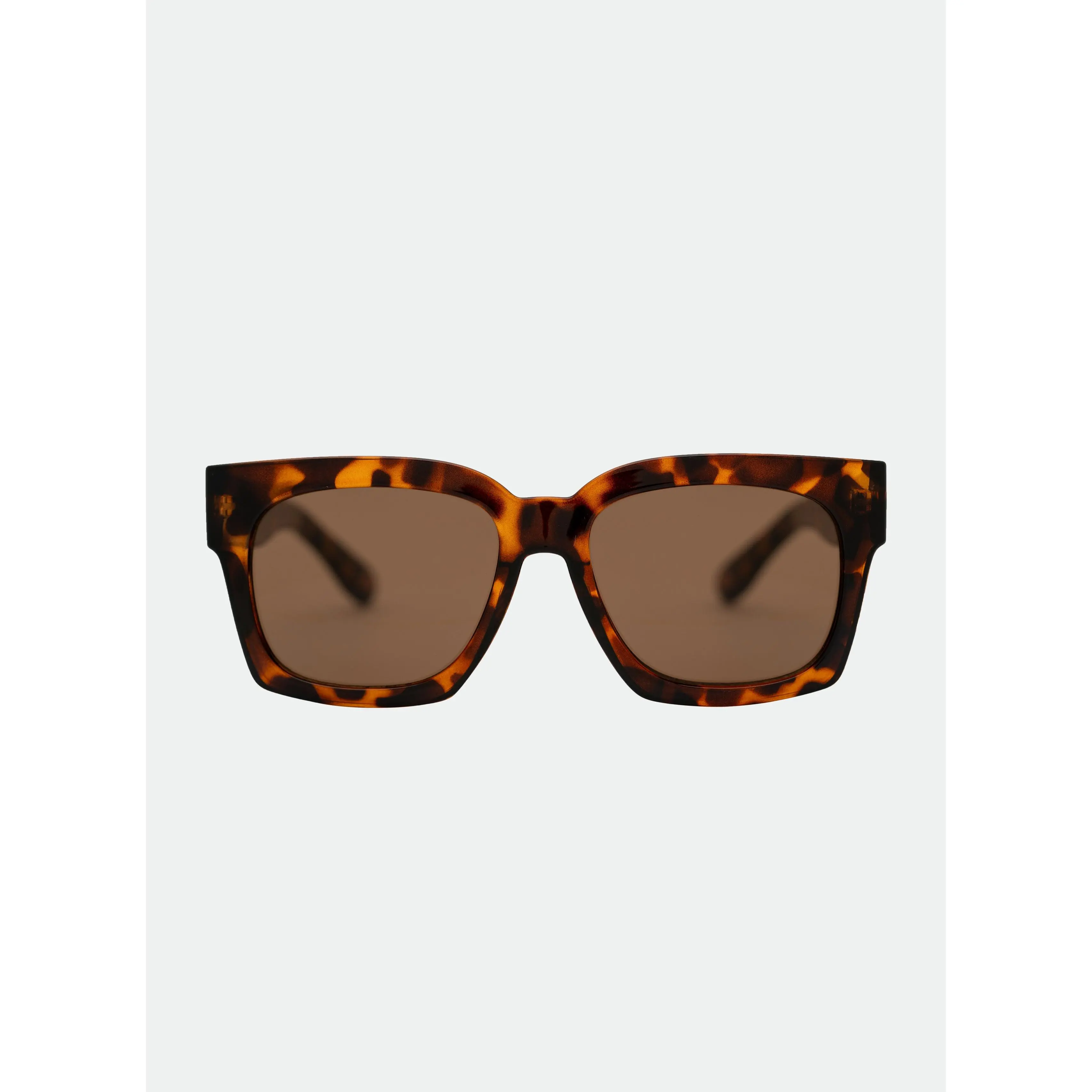 OTRA Alba Unisex Sunglasses, Oversized Square Tortoiseshell Animal Print Statement Frame, Lightweight for Everyday Wear, Rich Tortoiseshell Finish, Elevate Your Style