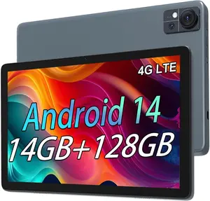Tablets, 10.1" Android Tablet with 14GB RAM 128GB ROM 1280 * 800 Incell Screen, Octa-core Processor 7000mAh Battery, 5GWi-Fi & 4G LTE, BT 5.0, Dual Camera,GPS, Face Unlock Tablets，
