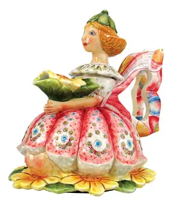 Ceramic Fairy Teapot, G.DeBrekht Limited Edition