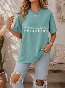 Comfort Colors Progress Over Perfection T-Shirt Inspirational Teacher TShirt, Teacher Team TShirt , Back to School, Teacher Appreciation Gift - TrendWear USA