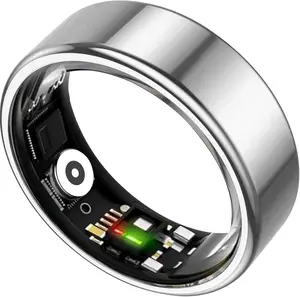 Smart Ring for Women&Men-Activity/Sleep/Heart Rate/HRV/Stress/Women's Health Tracker-IP68 Waterproof/Wearable-No Subscription Fee Required-Compatible with iPhone &Android