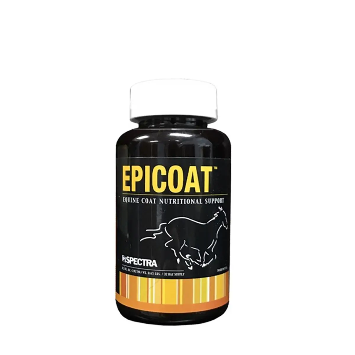 SpeCtra Epicoat Equine Coat Supplement, Concentrated Plant-Based Formula with Chia Seed Oil for Peroxidation Blocking and Nutritional Support for Horses, 6.5 oz, 7 Days