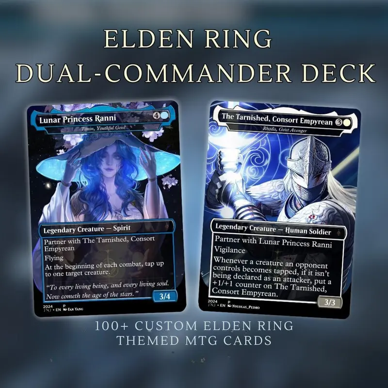 mtg elden ring commander deck Radhan Custom  ElkoyTCG Elden Ring Commanders by gambidt