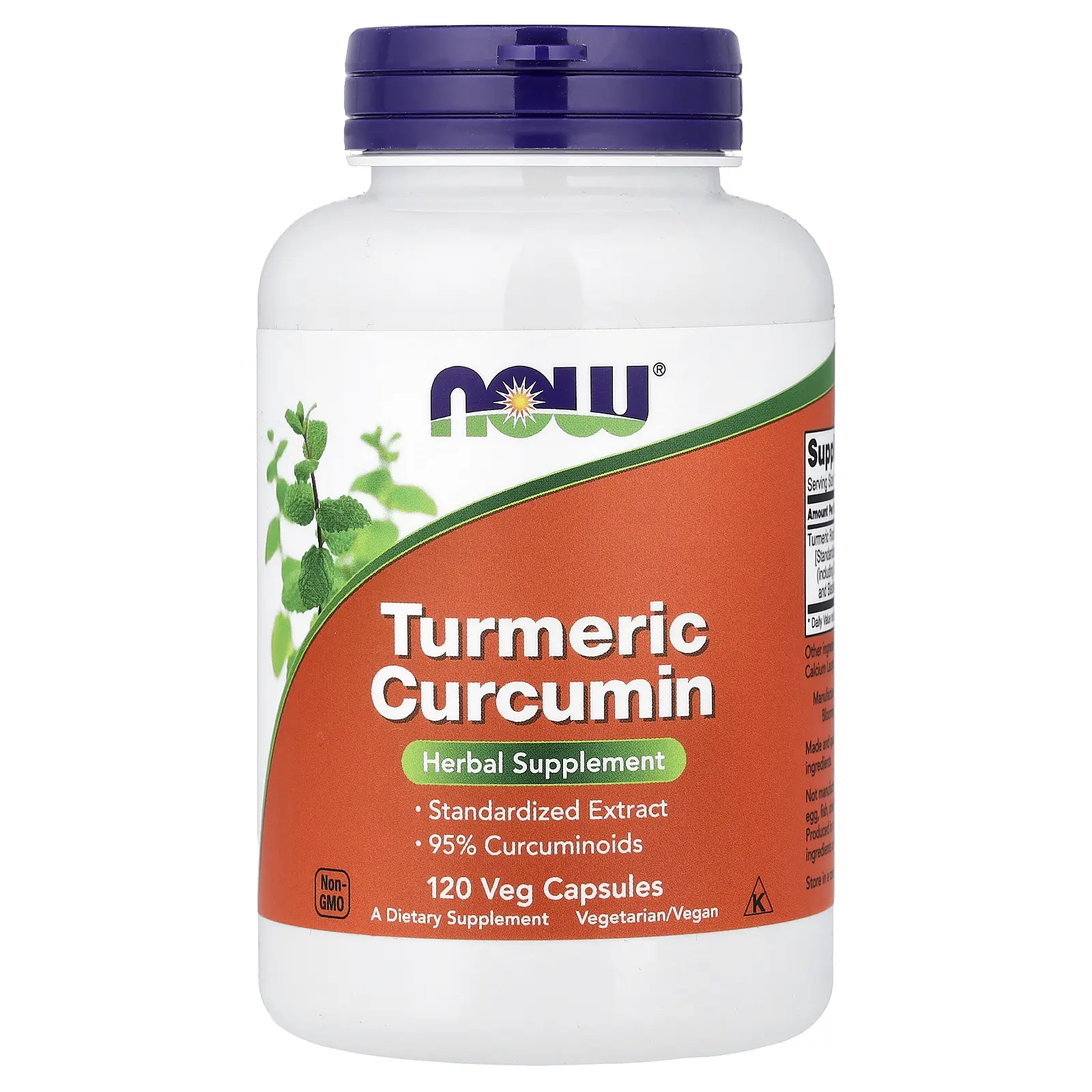NOW Foods Turmeric Curcumin, 120 Veg Capsules (665 mg per Capsule)