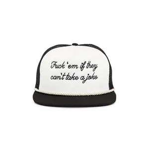 Remington Stone Joker Trucker Hat in Black & Creme Unisex