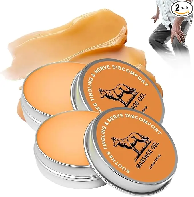 Magnesium Nerve Relief Balm for Neuropathy & Joint Health, Soothing Massage Therapy with Arnica & Camphor for Wellness - 50ml, Treatment, Relaxing, Naturally Derived, Youth