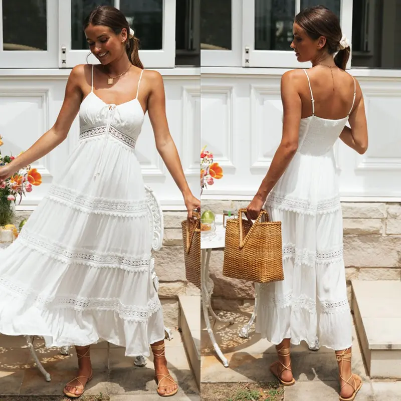 swing dress with lace top - TikTok Shop