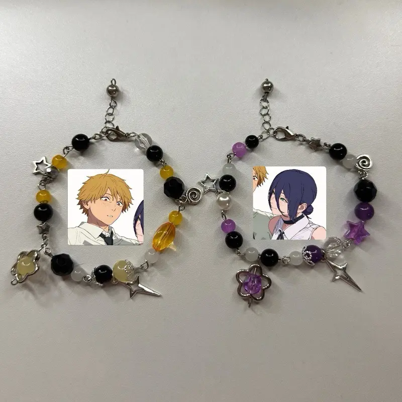 denji and reze matching bracelets ! chainsawman