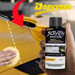 Car scratch repair agent, removes paint scratches, restores luster, prevents new scratches from forming, comes with a free polishing sponge. Easy to use
