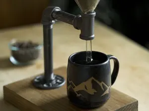 Industrial Coffee Iron Pipe Pour Over Coffee Maker