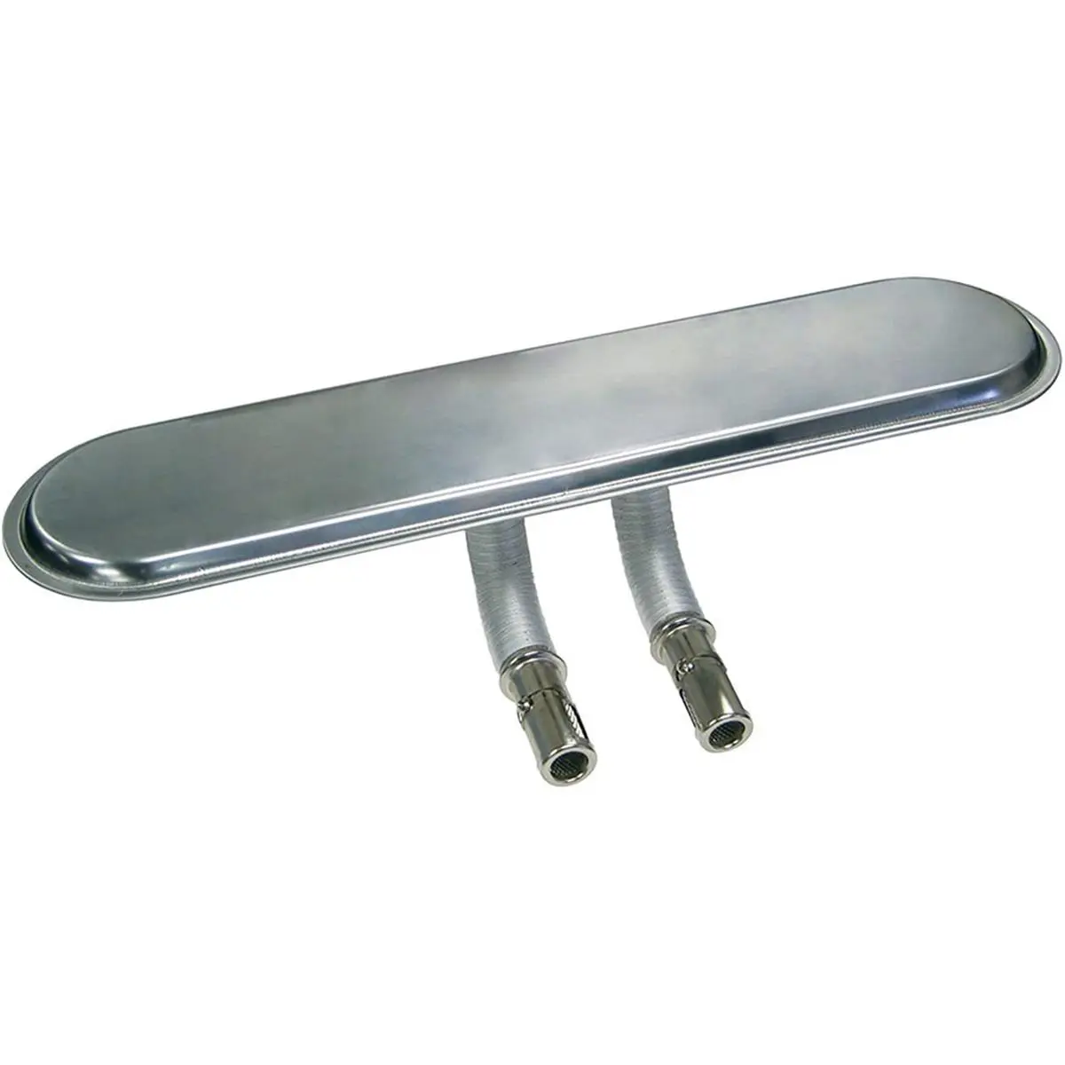 21 Century XLG Universal Rectangular Stainless Steel Outdoor Fire Pit - Dual Bar Burner Kit with Hardware, EZ-Flex Venturi Tubes, Gaskets, 22x35 in Adjustable Legs, Freestanding Fire Pits & Bowls, Rectangular Fire Pit