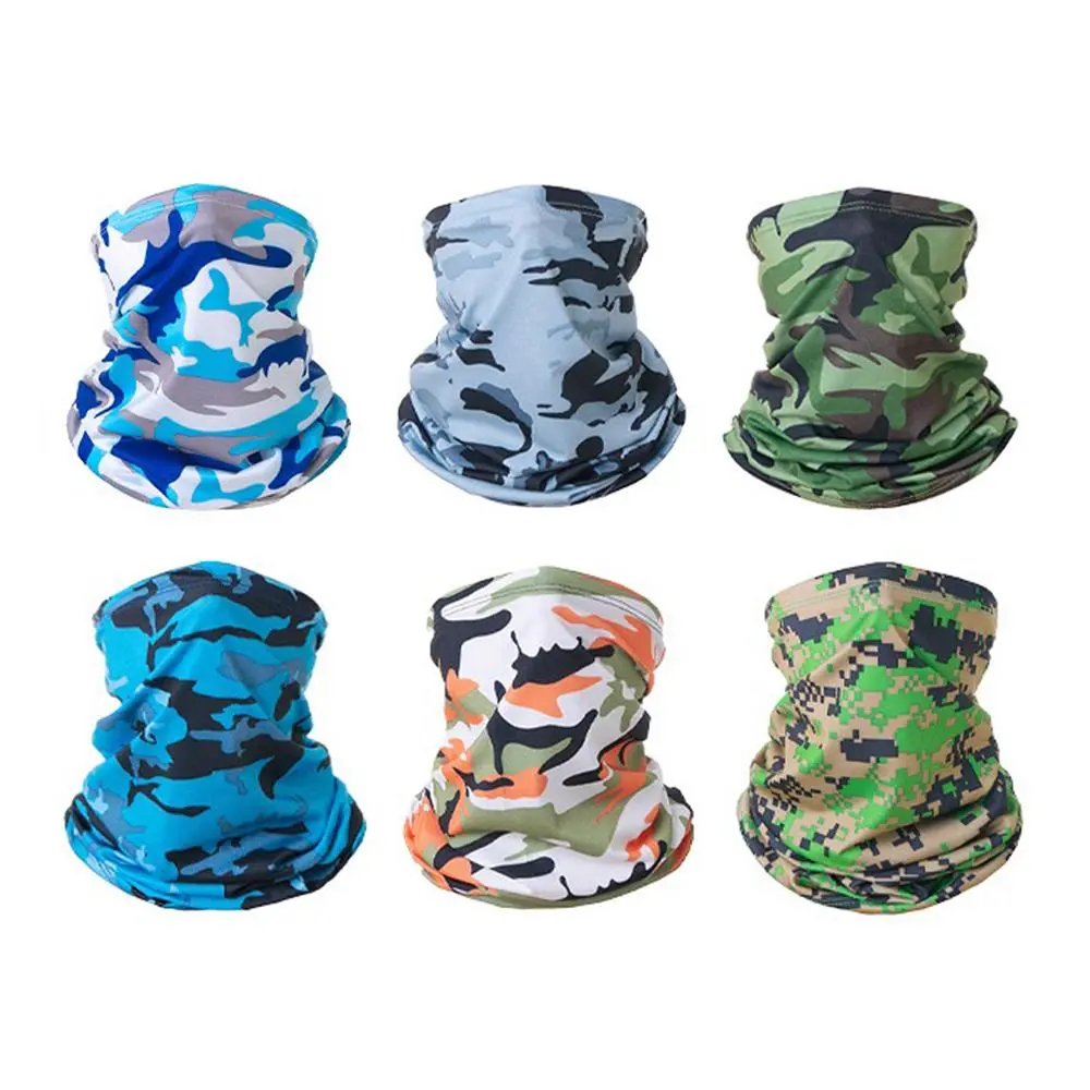 Dustproof Tactical Face Mask Balaclava Camo for Christmas Gift, 6 Counts Breathable Sun Care Face Cover for Motorcycle, Shooting, Skiing, Climbing, Hiking, Premium Ski Mask, Dustproof Mask, Sports & Outdoor Accessories, Tactical Desert Scarf