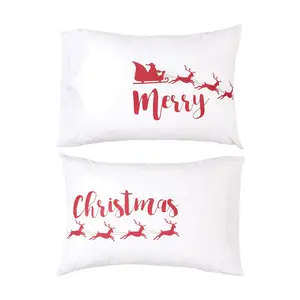 C&F Home 20" x 30" Merry Christmas Pillowcase S et