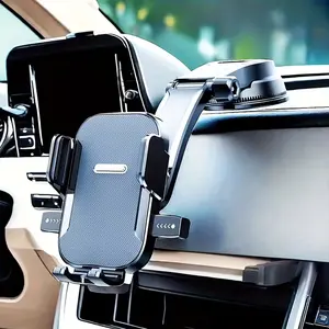 Phone Holder Mount For Car [Strong Suction] Hands-Free Universal Cell Phone Mounts For, 360° Rotation Extendable Mobile Car Holder For Smartphones
