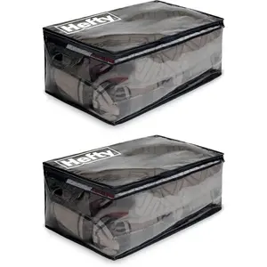 2-Pack Extra Large Moving Bags, Water-Resistant Storage Totes with Backpack Straps & Double Zippers