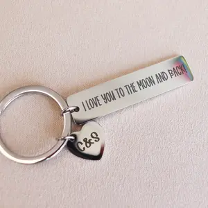 Personalized Love Keychain