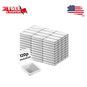 10x5x2mm Tiny Bar Magnets, 120Pcs