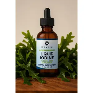 Liquid Iodine Drops – 1300 Servings Potassium Iodide for Thyroid, Metabolism & Detox Support – 2X Absorption – 1 Year Supply , Gluten Free, Vegan – 2 Fl Oz