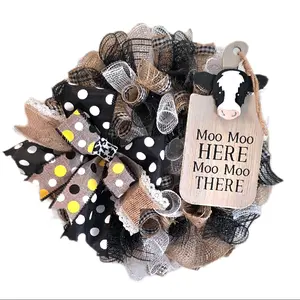 Cow Mini Wreath