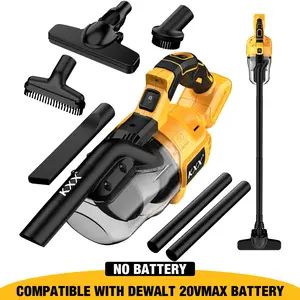 Cordless Vacuum for De-Walt 20V Battery, 5 in 1 Handheld Electric Vacuum Cleaner with 500W Powerful Motor, 46 CFM Portable Hand Vacuum with Filtration HEPA for Floor, Carpet, Car (Not include Battery)