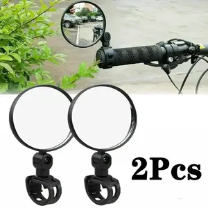 Mini Universal Bicycle Rearview Mirror Handlebar Side Mirror, Suitable for Cycling, Durable & Easy Install, Perfect Gift for Cyclists, Bicycle Parts, Handlebar Mtb
